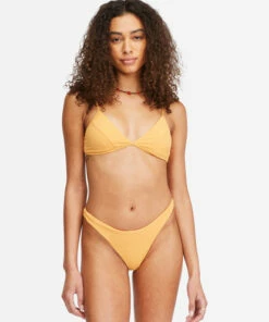BILLABONG So Dazed Charlie Fixed Triangle Bikini Top MARIGOLD