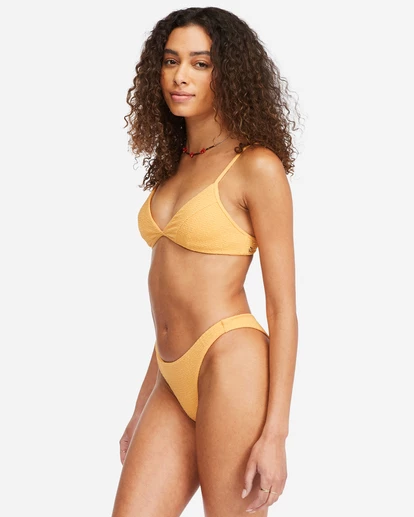 BILLABONG So Dazed Charlie Fixed Triangle Bikini Top MARIGOLD 2 BILLABONG So Dazed Charlie Fixed Triangle Bikini Top MARIGOLD - Image 2