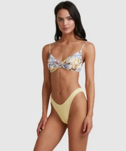 BILLABONG Hula Moon Nova Bra Bikini Top WHITE -Womens Swim BILLABONG abjx300471 billabongw wht sd1