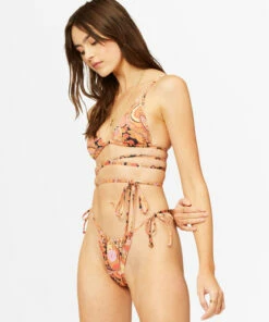 BILLABONG Lost In Time Tall Triangle Bikini Top MULTI -Womens Swim BILLABONG abjx300474 billabongw mul sd1