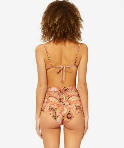 BILLABONG Lost In Time Alina Bralette Bikini Top MULTI -Womens Swim BILLABONG abjx300475 billabongw mul bck1