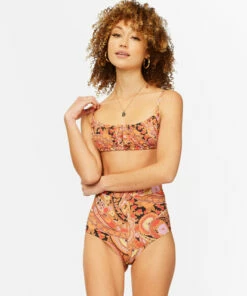 BILLABONG Lost In Time Alina Bralette Bikini Top MULTI