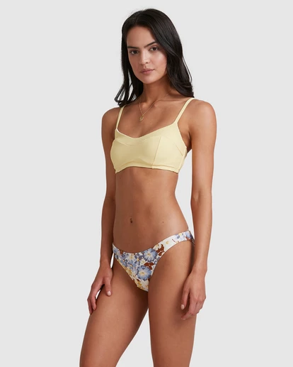 BILLABONG Tanlines DD Vintage Bralette Bikini Top BANANA 2 BILLABONG Tanlines DD Vintage Bralette Bikini Top BANANA - Image 2