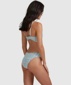 BILLABONG Blue Sky Long Line Bra Bikini Top BLUE -Womens Swim BILLABONG abjx300487 billabongw blu sd2