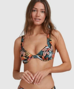 BILLABONG Somedaze Chloe Underwire Bra Bikini Top BLACK 11 BILLABONG Somedaze Chloe Underwire Bra Bikini Top BLACK -Womens Swim BILLABONG abjx300498 billabongw blk dtl1