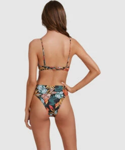 BILLABONG Somedaze Charlie Trilette Bikini Top BLACK 9 BILLABONG Somedaze Charlie Trilette Bikini Top BLACK -Womens Swim BILLABONG abjx300499 billabongw blk bck1