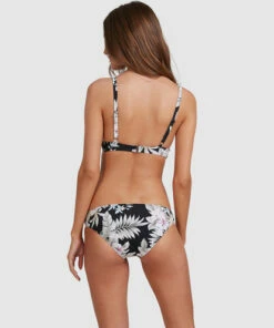 BILLABONG Tropicool Elongated Triangle Bikini Top BLACK -Womens Swim BILLABONG abjx300505 billabongw blk bck1