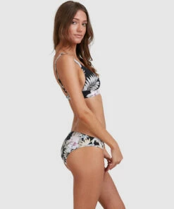 BILLABONG Tropicool Elongated Triangle Bikini Top BLACK -Womens Swim BILLABONG abjx300505 billabongw blk sd2