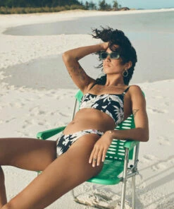 BILLABONG Tropicool Vintage DD Bralette Bikini Top BLACK