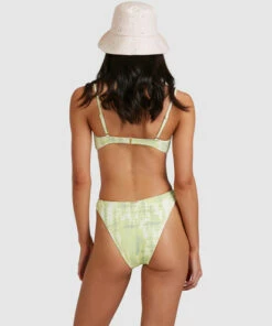 BILLABONG To Dye For Bralette Bikini Top LIME -Womens Swim BILLABONG abjx300507 billabongw lim bck1