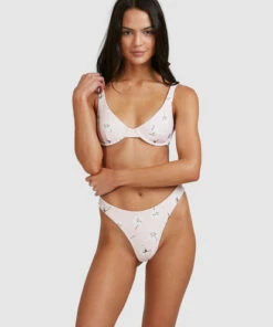BILLABONG Feelin Peachy Ruby Bra Bikini Top PEACHES