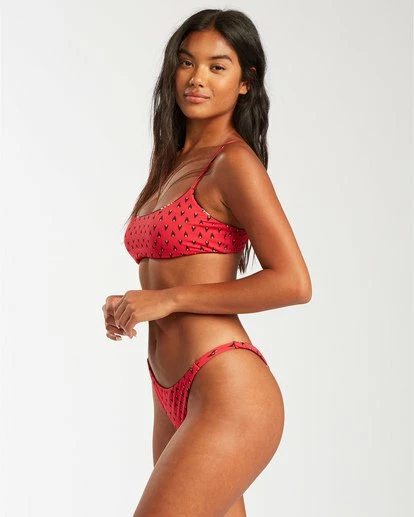 BILLABONG Falling Light Maya Bikini Bottom CRIMSON 4 BILLABONG Falling Light Maya Bikini Bottom CRIMSON - Image 4