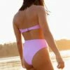 BILLABONG Tanlines High Maui Rider Bikini Bottoms LIT UP LILAC
