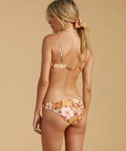 BILLABONG Salty Blonde Back Then Lowrider Bikini Bottoms MULTI