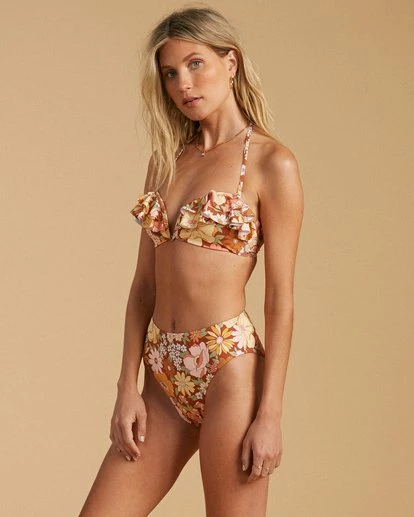 BILLABONG Salty Blonde Back Then High Maui Bikini Bottom MULTI 3 BILLABONG Salty Blonde Back Then High Maui Bikini Bottom MULTI - Image 3