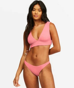 BILLABONG Summer High Tropic Bikini Bottoms CORAL PINK -Womens Swim BILLABONG abjx400215 billabongw cak frt1