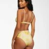 BILLABONG Make You Mine Rise Bikini Bottoms YELLOW FADE
