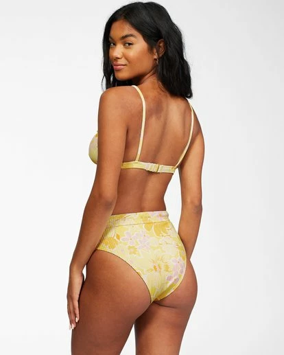 BILLABONG Make You Mine Rise Bikini Bottoms YELLOW FADE 1 BILLABONG Make You Mine Rise Bikini Bottoms YELLOW FADE