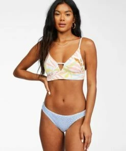 BILLABONG Tropic Jungle Lowrider Reversible Bikini Bottoms MULTI -Womens Swim BILLABONG abjx400258 billabongw mul frt1