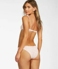 BILLABONG Ditsy Darling Tropic Bikini Bottoms CORAL SANDS