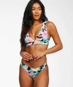 BILLABONG Tropic Time Reversible Lowrider Bikini Bottoms MULTI -Womens Swim BILLABONG abjx400287 billabongw mul frt1