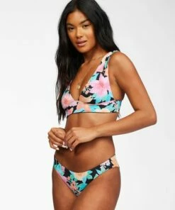 BILLABONG Tropic Time Reversible Lowrider Bikini Bottoms MULTI -Womens Swim BILLABONG abjx400287 billabongw mul sd1