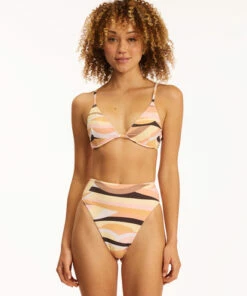 BILLABONG Come Around Rise Bikini Bottoms MULTI 7 BILLABONG Come Around Rise Bikini Bottoms MULTI -Womens Swim BILLABONG abjx400292 billabongw mul frt1