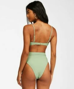 BILLABONG Tanlines Rise Bikini Bottoms SAFARI GREEN 7 BILLABONG Tanlines Rise Bikini Bottoms SAFARI GREEN -Womens Swim BILLABONG abjx400306 billabongw saf bck1