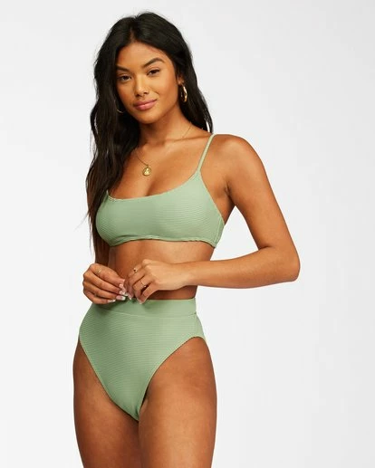 BILLABONG Tanlines Rise Bikini Bottoms SAFARI GREEN 5 BILLABONG Tanlines Rise Bikini Bottoms SAFARI GREEN - Image 5