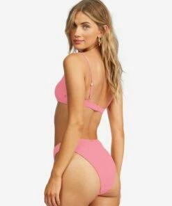 BILLABONG Summer High Havana Bikini Bottoms CORAL PINK -Womens Swim BILLABONG abjx400308 billabongw cak sd1