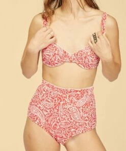 BILLABONG Wrangler Ruby Sands Avalon Bikini Bottoms CLASSIC RED -Womens Swim BILLABONG abjx400336 billabongw rqq0 dtl1