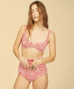 BILLABONG Wrangler Ruby Sands Avalon Bikini Bottoms CLASSIC RED -Womens Swim BILLABONG abjx400336 billabongw rqq0 frt1