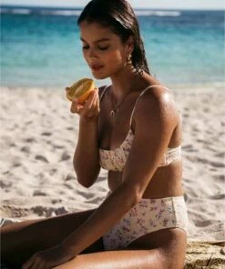 BILLABONG Pretty Moon Hi Maui Rider Bikini Bottoms MELLOW YELLOW