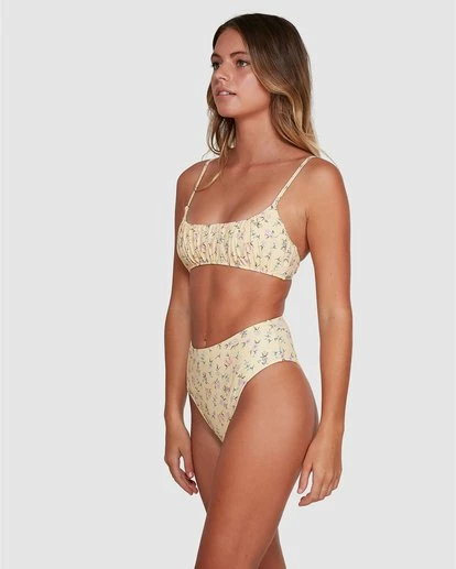 BILLABONG Pretty Moon Hi Maui Rider Bikini Bottoms MELLOW YELLOW 3 BILLABONG Pretty Moon Hi Maui Rider Bikini Bottoms MELLOW YELLOW - Image 3