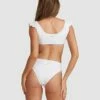 BILLABONG Beach Bliss Maui Rider Bikini Bottoms WHITE