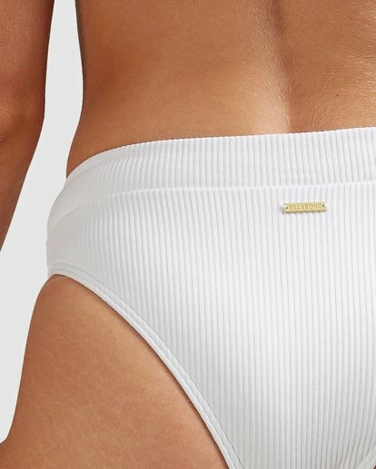 BILLABONG Beach Bliss Maui Rider Bikini Bottoms WHITE 5 BILLABONG Beach Bliss Maui Rider Bikini Bottoms WHITE - Image 5