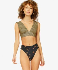 BILLABONG Golden Shore Reversible Maui Rider Bikini Bottoms BLACK PEBBLE 5 BILLABONG Golden Shore Reversible Maui Rider Bikini Bottoms BLACK PEBBLE -Womens Swim BILLABONG abjx400373 billabongw bpb frt1