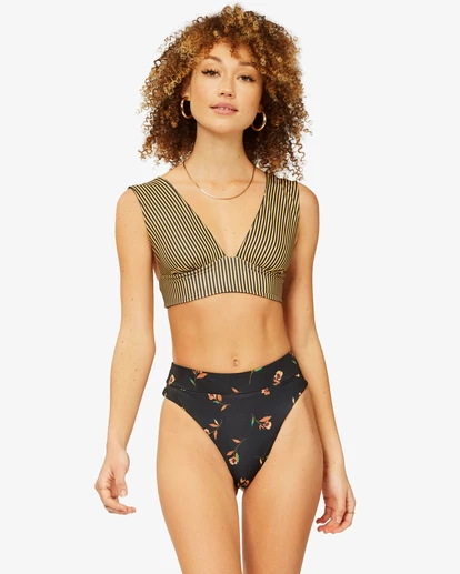 BILLABONG Golden Shore Reversible Maui Rider Bikini Bottoms BLACK PEBBLE 3 BILLABONG Golden Shore Reversible Maui Rider Bikini Bottoms BLACK PEBBLE - Image 3