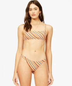 BILLABONG Time To Go Tanga Bikini Bottoms MULTI -Womens Swim BILLABONG abjx400374 billabongw mul frt1