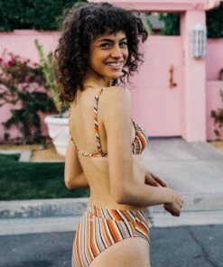 BILLABONG Time To Go Rise Bikini Bottoms MULTI