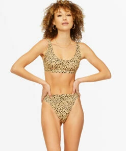 BILLABONG Well Spotted Aruba Bikini Bottoms GOLD DUST -Womens Swim BILLABONG abjx400383 billabongw gdd frt1