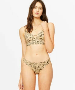 BILLABONG Well Spotted Lowrider Bikini Bottoms GOLD DUST 7 BILLABONG Well Spotted Lowrider Bikini Bottoms GOLD DUST -Womens Swim BILLABONG abjx400384 billabongw gdd frt1