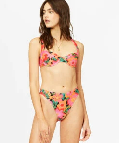 BILLABONG Feel The Groove Havana Skimpy Bikini Bottoms DAHLIA -Womens Swim BILLABONG abjx400387 billabongw mjt0 frt1