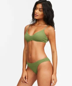 BILLABONG Summer High Isla Bikini Bottoms FERN -Womens Swim BILLABONG abjx400402 billabongw frn sd1