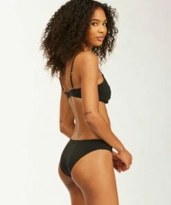 BILLABONG Sol Searcher Bondi Bikini Bottoms BLACK PEBBLE -Womens Swim BILLABONG abjx400409 billabongw bpb frt2