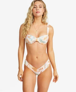 BILLABONG Island Calling Fiji Cheeky Bikini Bottoms SALT CRYSTAL -Womens Swim BILLABONG abjx400423 billabongw scs frt1
