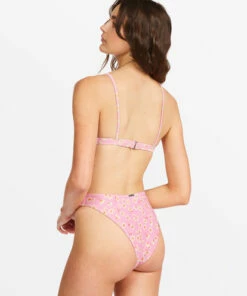 BILLABONG Daisy Craze Havana Cheeky Bikini Bottoms PINK LADY