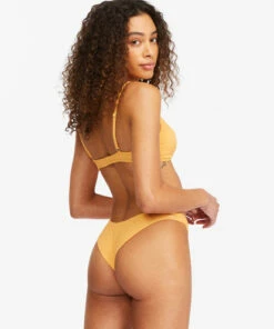 BILLABONG So Dazed Tanga Skimpy Bikini Bottoms MARIGOLD