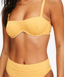 BILLABONG So Dazed Maui Rider High-Waisted Bikini Bottoms MARIGOLD 9 BILLABONG So Dazed Maui Rider High-Waisted Bikini Bottoms MARIGOLD -Womens Swim BILLABONG abjx400448 billabongw mgd dtl1