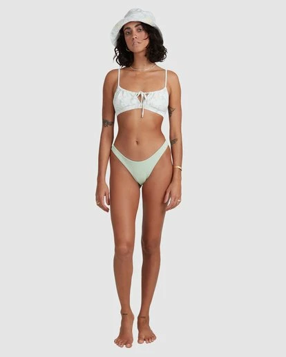BILLABONG Ripple Hike Bikini Bottoms HONEY DEW 8 BILLABONG Ripple Hike Bikini Bottoms HONEY DEW - Image 8